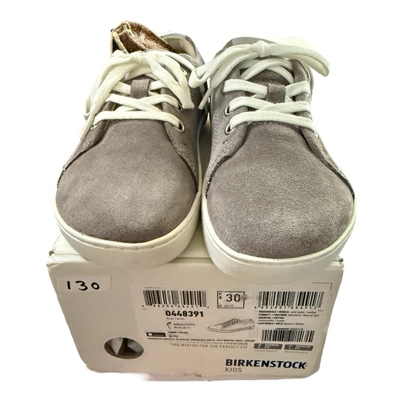 Birkenstock Kids Sneakers – Gray Suede – Size K12 / EU 30 - Picture 7 of 7